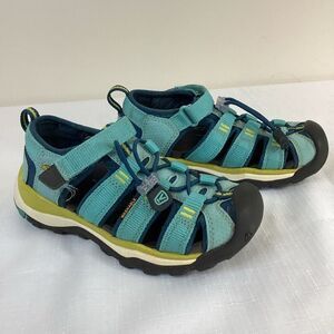 KEEN Waterproof Navy & Aqua Boy's Sandal Size 11
